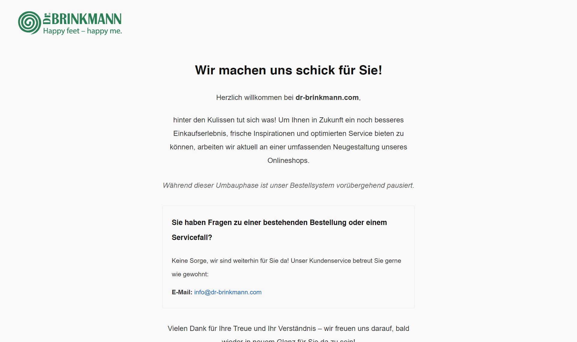 Dr. Brinkmann website hero