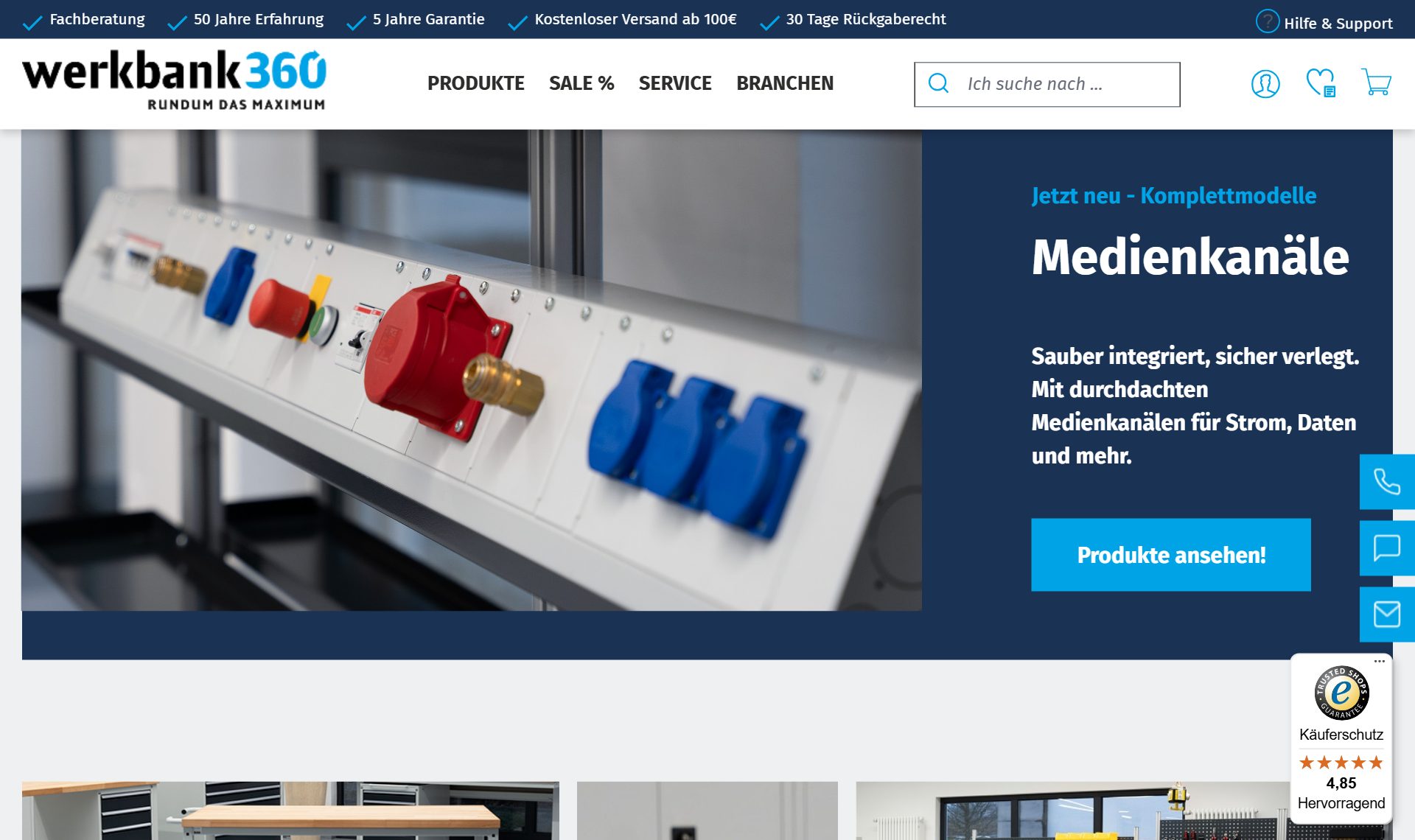 Werkbank 360 website hero